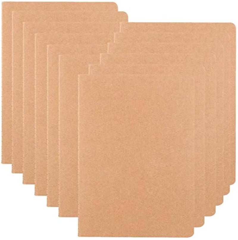 XYark 12 Pack Dot Grid Notebook Journals Bulk with Thick Dotted Grid Paper, 60 Pages, 8.3x5.5 inch, A5 Size, Diary Writing Subject Notebooks Planner for Travelers Students Office, Travel Journal Set - Image 1